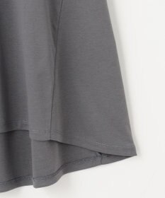 ANY L 【汗ジミ防止加工】シルケットスムースバックギャザーチュニック