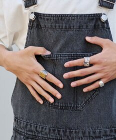 WEGO 【ユニセックス着用/SMサイズ展開】デニムオーバーオール