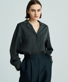 uncrave 【UNISEXあり】ギャバジン シャツ（uncrave WHITE）