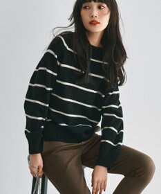 UNFILO カシミヤブレンド オフネックニット