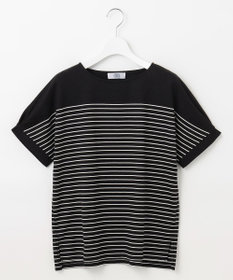 J.PRESS LADIES パネルボーダー ドルマン カットソー