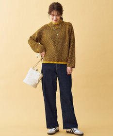 ANY L 【5色展開】バイカラーMIXニット