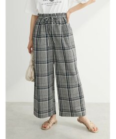 Green Parks 綿麻混バギーパンツ