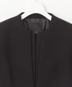 自由区 FORMAL 【ウォッシャブル対応】ドビーボーダーリボン ジャケット+ワンピース