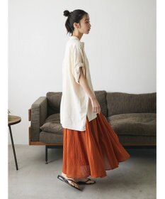 CRAFT STANDARD BOUTIQUE 【キナリノ別注】リネンレーヨンWポケットシャツ