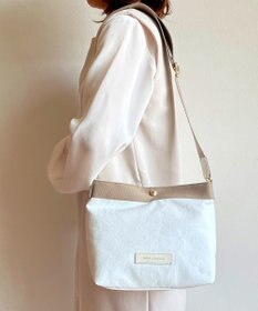 Hekhèr Le Style de Vie 新色追加【日本製】PUコートコットンキャンバス ショルダーバッグ