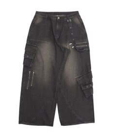 WEGO マルチZIPデニムパンツ