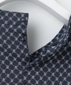 J.PRESS LADIES L モノグラムプリント ボウタイ風 カットソー