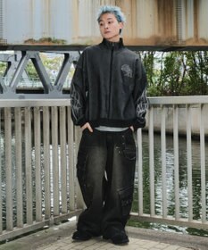 WEGO マルチZIPデニムパンツ