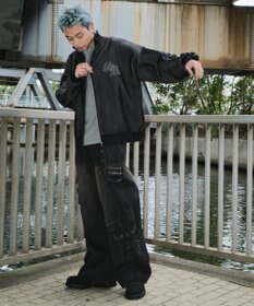 WEGO マルチZIPデニムパンツ