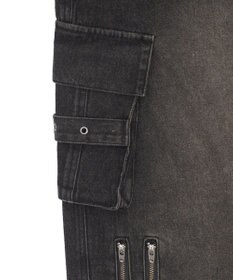 WEGO マルチZIPデニムパンツ