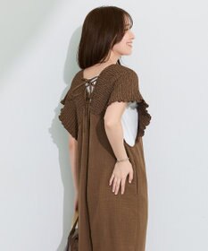 Green Parks シャーリングサロペット