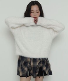 WEGO シャギーニットプルオーバー