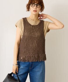 AMERICAN HOLIC 【前後2WAY】フリンジショートベスト