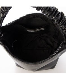 UNBILLION カシュカシュ cachecache / ギャザーハンドルメタリックミニショルダー