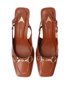 INTER-CHAUSSURES 【CARRANO】ホースビットバックストラップパンプス