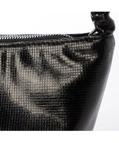 UNBILLION カシュカシュ cachecache / ギャザーハンドルメタリックミニショルダー