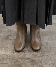 APOM 本革シープスキンサイドジップアンクルブーツ 60