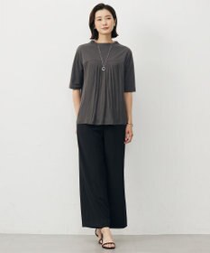 J.PRESS LADIES メタルコンビ ダブルリング ネックレス