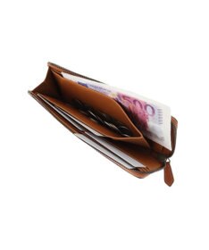genten ダイヤカットワーク　Lファスナー長財布