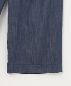 J.PRESS LADIES L 【洗える】セルロースシャンブレー ワイド パンツ