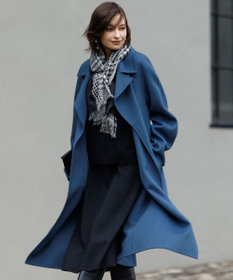 ICB WoolRever  ロングコート ブルーグレー