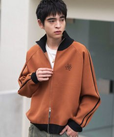 WEGO 【ユニセックス着用ITEM】ライントラックニットジャケット