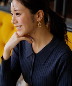 ANY SIS ツイストリング イヤリング