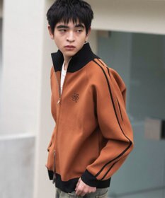 WEGO 【ユニセックス着用ITEM】ライントラックニットジャケット