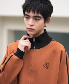 WEGO 【ユニセックス着用ITEM】ライントラックニットジャケット