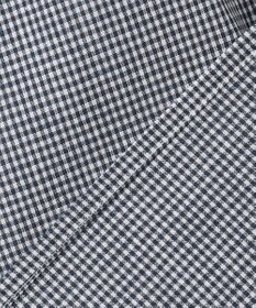 J.PRESS LADIES 【洗える】リネンminiチェック バンドカラー プルオーバー ブラウス