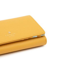 LANVIN en Bleu リュクサンブールカラー 二つ折り被せ財布