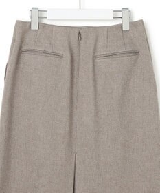 23区 L 【洗える/セットアップ対応】ウールライクカルゼ タイト スカート