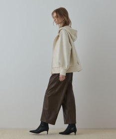 GRACE CONTINENTAL カーブフェイクレザーパンツ