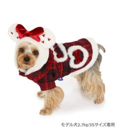 PET PARADISE ディズニー ミニーマウス チェックコート 小型犬