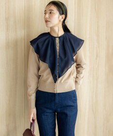 組曲 【洗える・6色展開】Elenaベーシックニット カーディガン