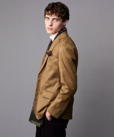 JOSEPH ABBOUD 【ストレッチ/スウェードタッチ/JAPANファブリック】コマ スウェード ジャケット