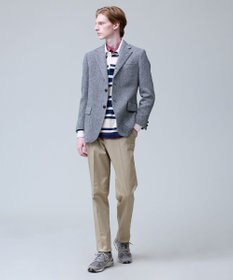 J.PRESS MEN ソフトタッチコットンマルチボーダー ラガーポロシャツ