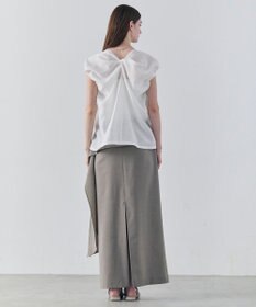 BEIGE， ZEOLITE / バックツイスト コンビトップス