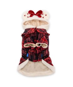 PET PARADISE ディズニー ミニーマウス チェックコート 小型犬