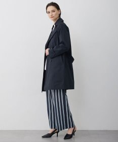 ICB 【2WAY仕様】メモリーストレッチタフタ トレンチコート
