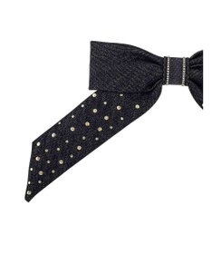 ACCA ブラックリボンデニムバレッタ