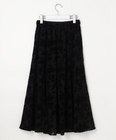 ANY SIS 【2SET】フェザー ニット × フロッキー スカート