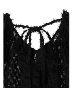 Green Parks AnriettMusee カットジャガードタックブラウス