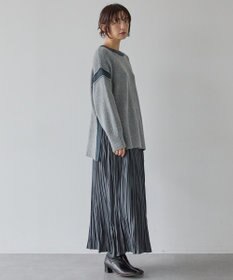 AMERICAN HOLIC バイカラーニットプルオーバー【WEB限定カラー有り】