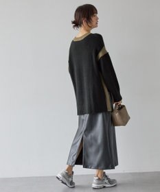 AMERICAN HOLIC バイカラーニットプルオーバー【WEB限定カラー有り】