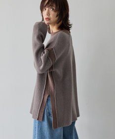 AMERICAN HOLIC バイカラーニットプルオーバー【WEB限定カラー有り】