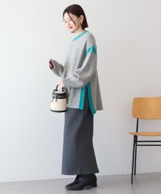 AMERICAN HOLIC バイカラーニットプルオーバー【WEB限定カラー有り】