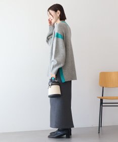 AMERICAN HOLIC バイカラーニットプルオーバー【WEB限定カラー有り】