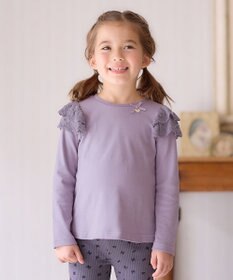 ANY KIDS 袖 レース ガーリー Ｔシャツ